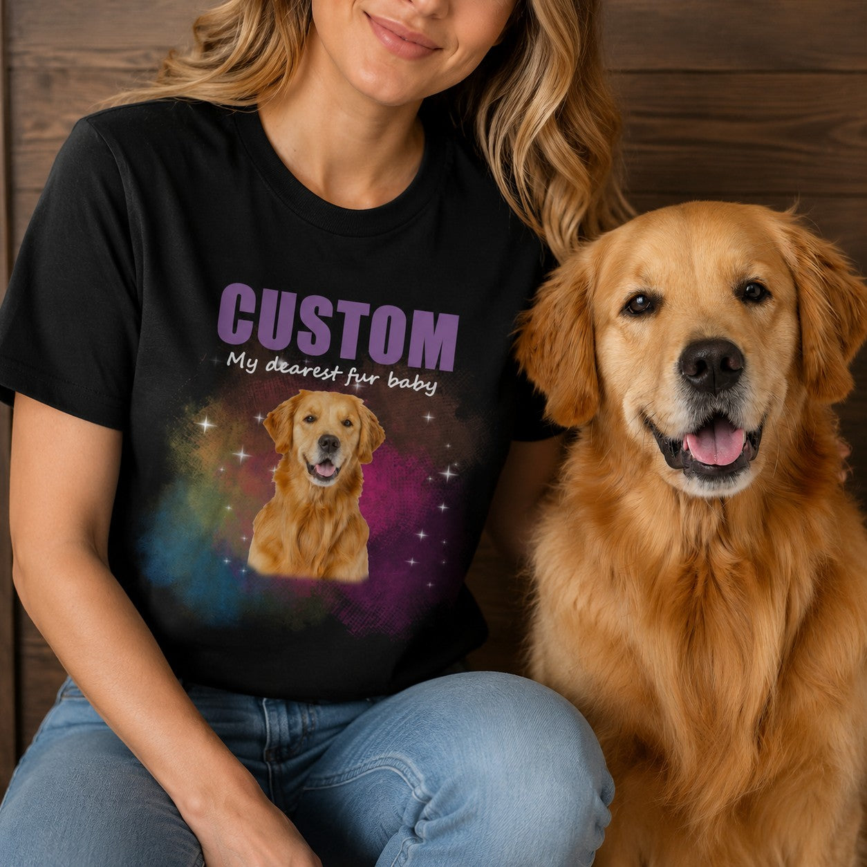 Custom Ins Style Pet T-Shirt Main image